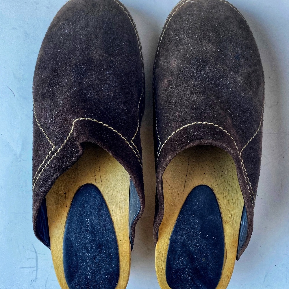 Wooden clogs size 7 women's